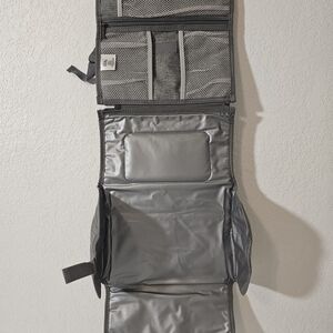 Kopi Baby Portable Waterproof Padded Gray Changing Pad with Storage Pockets